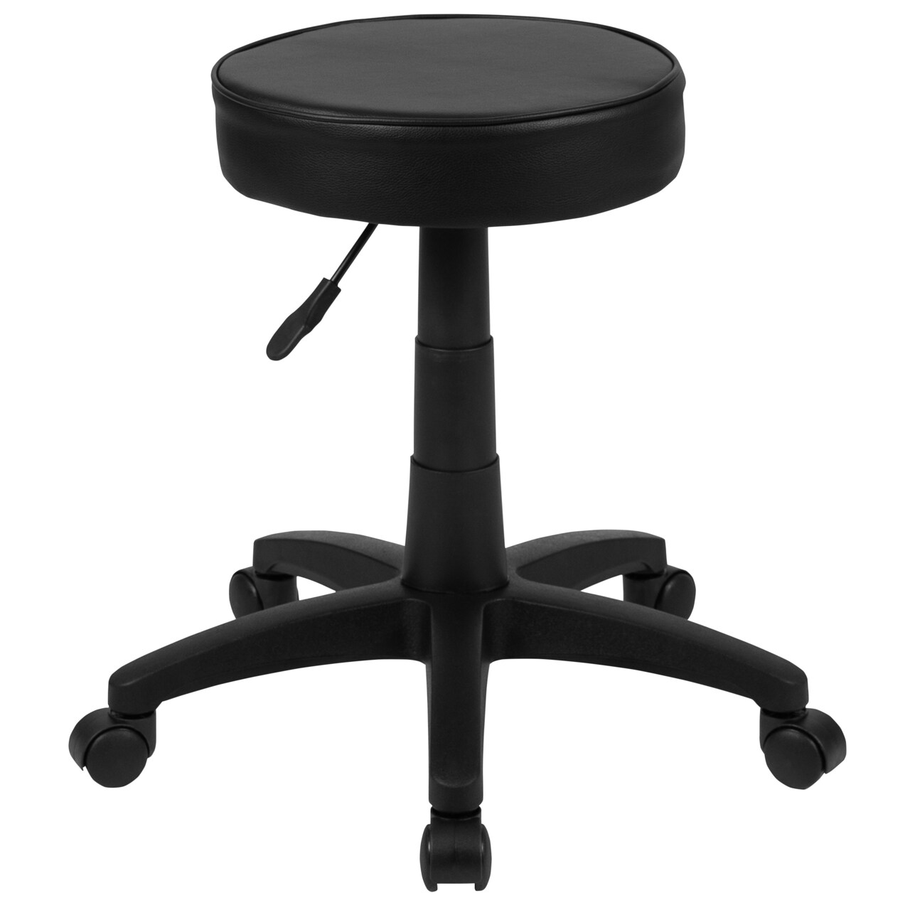 Emma and Oliver Adjustable Doctors Stool on Wheels with Ergonomic Molded Seat